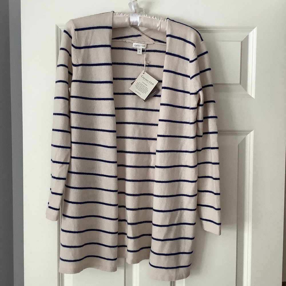 Garnet Hill Cashmere Cardigan, NWT, Size XS